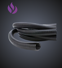 Sleeving Corrugated Black Split 20mm p/m